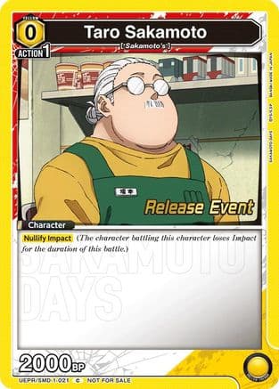Taro Sakamoto (021) (Release Event) — UE19BT: SAKAMOTO DAYS Release Event Cards