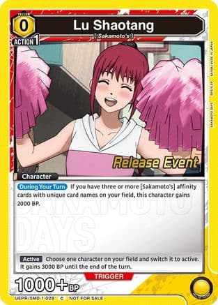 Lu Shaotang (028) (Release Event) — UE19BT: SAKAMOTO DAYS Release Event Cards