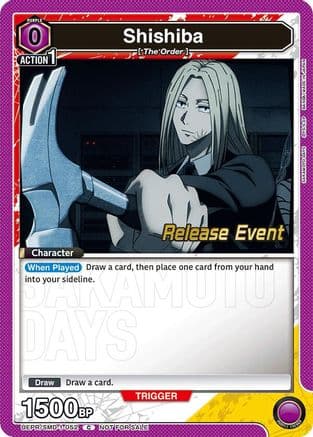 Shishiba (052) (Release Event) — UE19BT: SAKAMOTO DAYS Release Event Cards