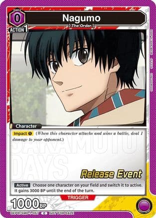 Nagumo (057) (Release Event) — UE19BT: SAKAMOTO DAYS Release Event Cards