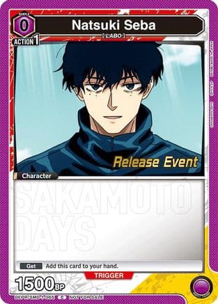Natsuki Seba (065) (Release Event) — UE19BT: SAKAMOTO DAYS Release Event Cards