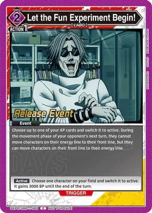Let the Fun Experiment Begin! — UE19BT: SAKAMOTO DAYS Release Event Cards