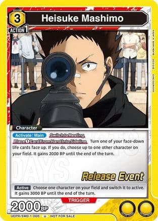 Heisuke Mashimo (006) (Release Event) — UE19BT: SAKAMOTO DAYS Release Event Cards