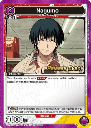 Nagumo (058) (Release Event) — UE19BT: SAKAMOTO DAYS Release Event Cards