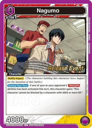 Nagumo (059) (Release Event) — UE19BT: SAKAMOTO DAYS Release Event Cards