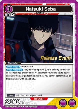 Natsuki Seba (068) (Release Event) — UE19BT: SAKAMOTO DAYS Release Event Cards