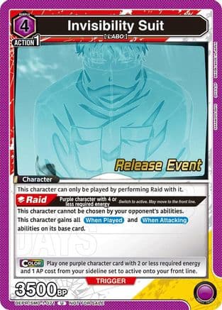 Invisibility Suit (Release Event) — UE19BT: SAKAMOTO DAYS Release Event Cards
