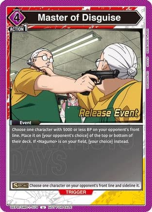 Master of Disguise (Release Event) — UE19BT: SAKAMOTO DAYS Release Event Cards