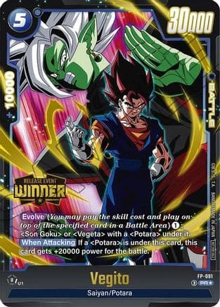 Vegito - FP-091 (Release Event Winner) — Fusion World Promotion Cards and Packs