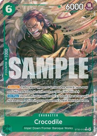 Crocodile (Full Art) — Starter Deck EX: Luffy & Ace