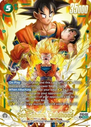 Son Gohan : Childhood - FB10-122 (Alternate Art) — Cross Force
