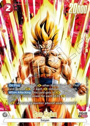 Son Goku - FB10-011 (Alternate Art) — Cross Force