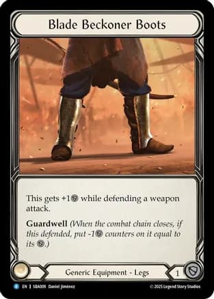 Blade Beckoner Boots (SBA009) — Silver Age Chapter 3