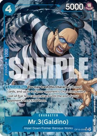 Mr.3(Galdino) (056) (Alternate Art) — The Time of Battle