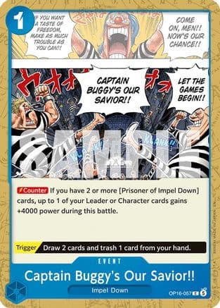Captain Buggy's Our Savior!! — The Time of Battle