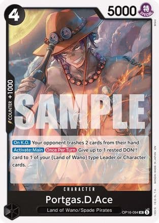 Portgas.D.Ace (094) — The Time of Battle