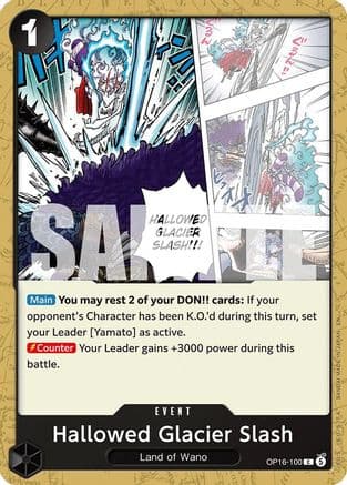 Hallowed Glacier Slash — The Time of Battle