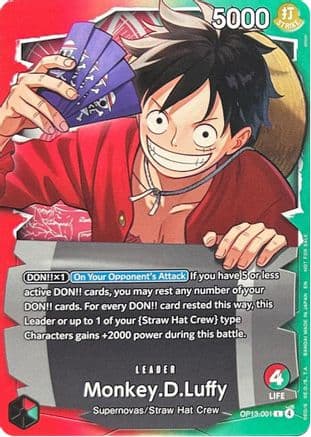 Monkey.D.Luffy - OP13-001 (Ichiban Kuji Exclusive) — One Piece Promotion Cards