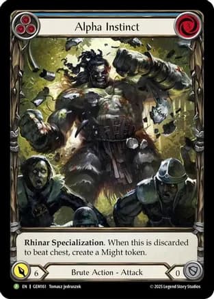 Alpha Instinct (Blue) — Gem Pack 5