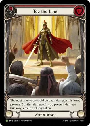 Toe the Line (Red) — Gem Pack 5