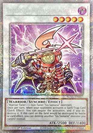 Legendary Six Samurai - Shi En (Starlight Rare) — Battles of Legend: Glorious Gallery
