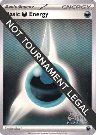 Basic Darkness Energy - 2025 (Riley McKay) — World Championship Decks