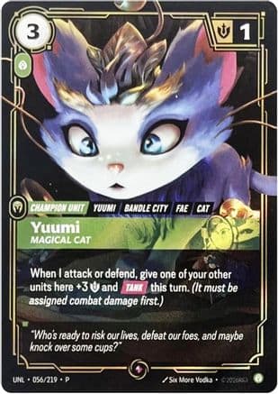 Yuumi - Magical Cat — Riftbound Organized Play Promotional Cards