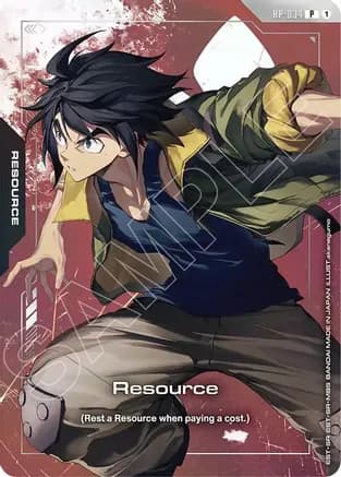 Resource (RP-034) (Premium Accessory Set - Mobile Suit Gundam: Iron-Blooded Orphans) — Promotional Resource Tokens