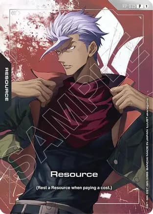 Resource (RP-035) (Premium Accessory Set - Mobile Suit Gundam: Iron-Blooded Orphans) — Promotional Resource Tokens