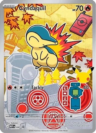 Cyndaquil - 047 — ME: Mega Evolution Promo