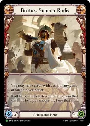 Brutus, Summa Rudis - JDG077 — Flesh and Blood: Promo Cards
