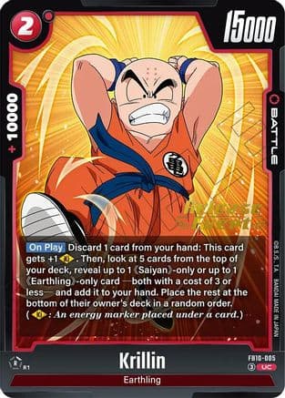Krillin - FB10-005 — Cross Force Release Event Cards