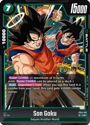 Son Goku - FB10-052 — Cross Force Release Event Cards