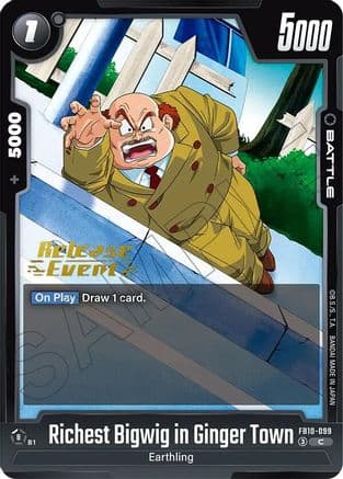 Richest Bigwig in Ginger Town — Cross Force Release Event Cards