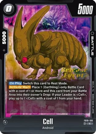 Cell - FB10-106 — Cross Force Release Event Cards