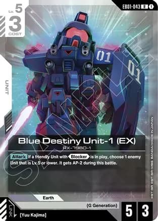 Blue Destiny Unit-1 (EX) — Eternal Nexus