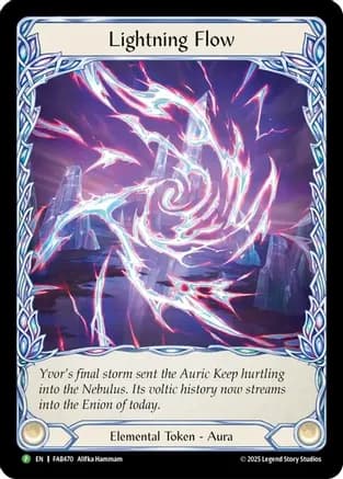 Lightning Flow (A) - FAB470 — Flesh and Blood: Promo Cards