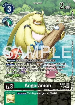 Angoramon (Box Topper) — Digital World Shambala