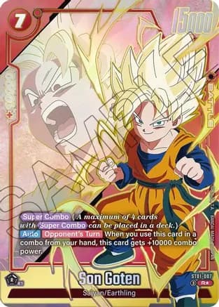 Son Goten - ST01-007 (Alternate Art) — Story Booster 01