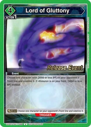 Lord of Gluttony — UE20BT: That Time I Got Reincarnated as a Slime Release Event Cards
