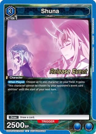 Shuna (020) — UE20BT: That Time I Got Reincarnated as a Slime Release Event Cards