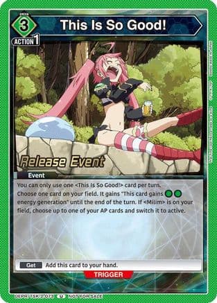 This Is So Good! — UE20BT: That Time I Got Reincarnated as a Slime Release Event Cards