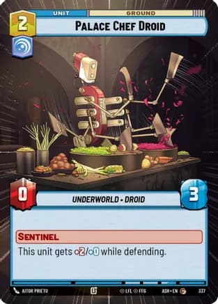 Palace Chef Droid (Hyperspace) — Ashes of the Empire