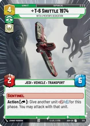 T-6 Shuttle 1974 - With a Mentor's Dedication (Hyperspace) — Ashes of the Empire
