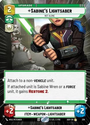 Sabine's Lightsaber - Not Alone (Hyperspace) — Ashes of the Empire