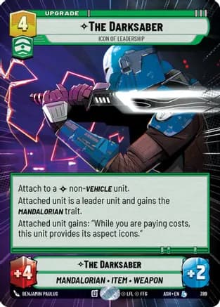 The Darksaber - Icon of Leadership (Hyperspace) — Ashes of the Empire