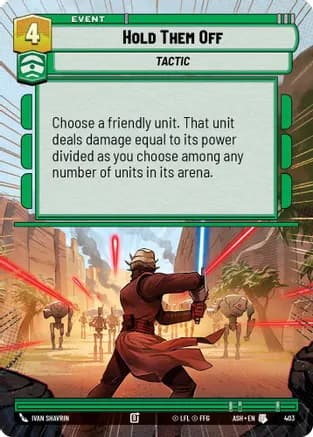 Hold Them Off (Hyperspace) — Ashes of the Empire