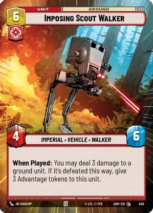 Imposing Scout Walker (Hyperspace) — Ashes of the Empire