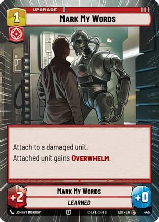 Mark My Words (Hyperspace) — Ashes of the Empire