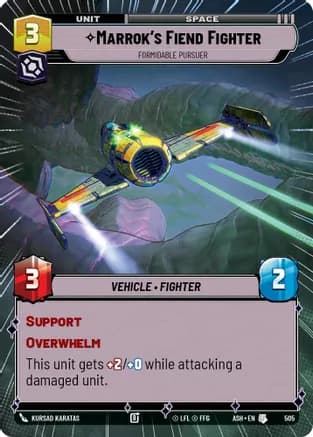 Marrok's Fiend Fighter - Formidable Pursuer (Hyperspace) — Ashes of the Empire